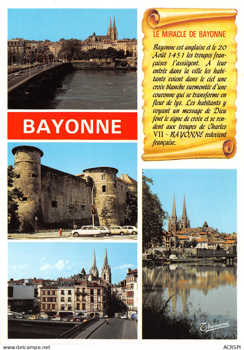 64 BAYONNE Multivue  Carte Vierge Non Circulé éditions Thouand (Scans R/V) N° 38 \MO7060 - Bayonne