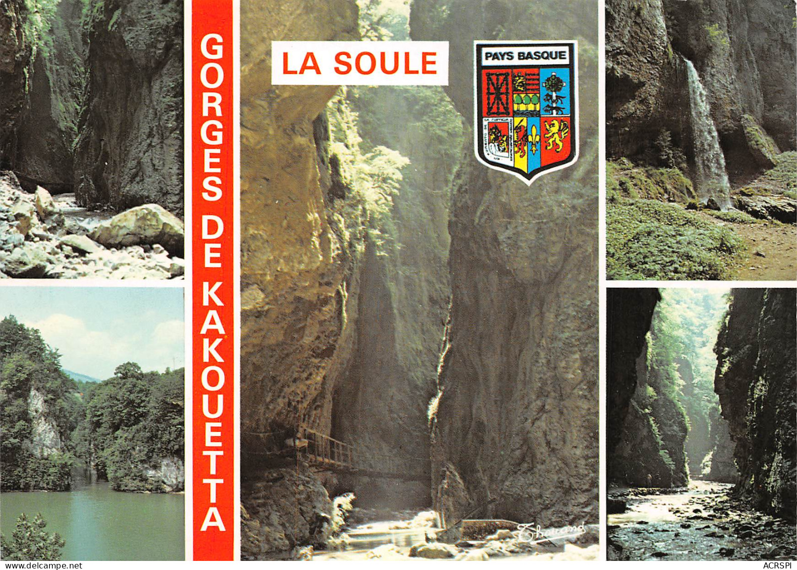 64 Sainte-Engrace Gorges De Kakouetta Carte Vierge Non Circulé éditions Thouand (Scans R/V) N° 67 \MO7061 - Cambo-les-Bains