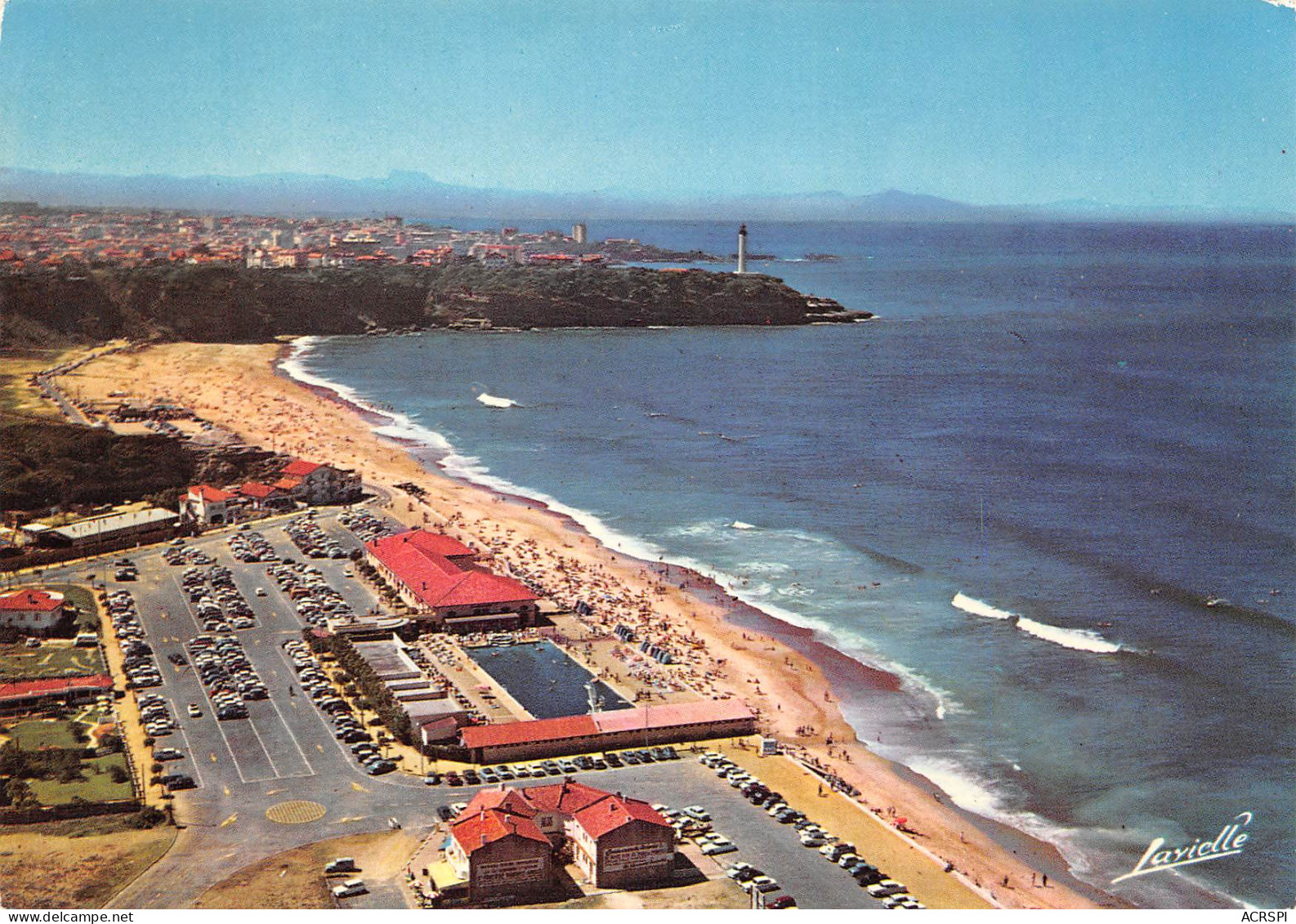 64  ANGLET PLAGE Piscine De La Chambre D'Amour Carte Vierge Non Circulé éditions Lavielle (Scans R/V) N° 60 \MO7063 - Anglet