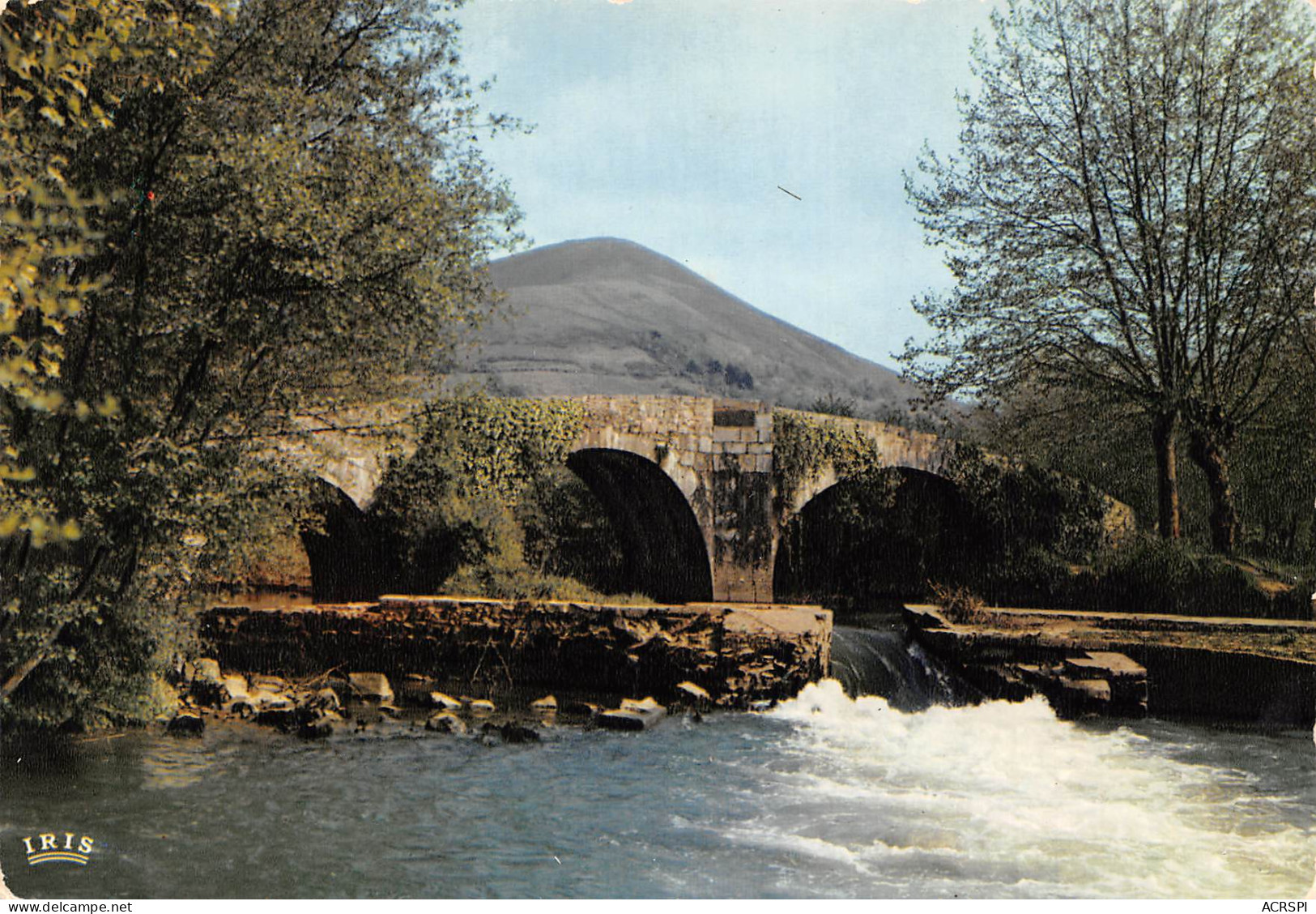 64  ASCAIN Pont Romain  Sur La Nivelle Et Barrage Carte Vierge Non Circulé éditions CAP (Scans R/V) N° 74 \MO7063 - Ascain