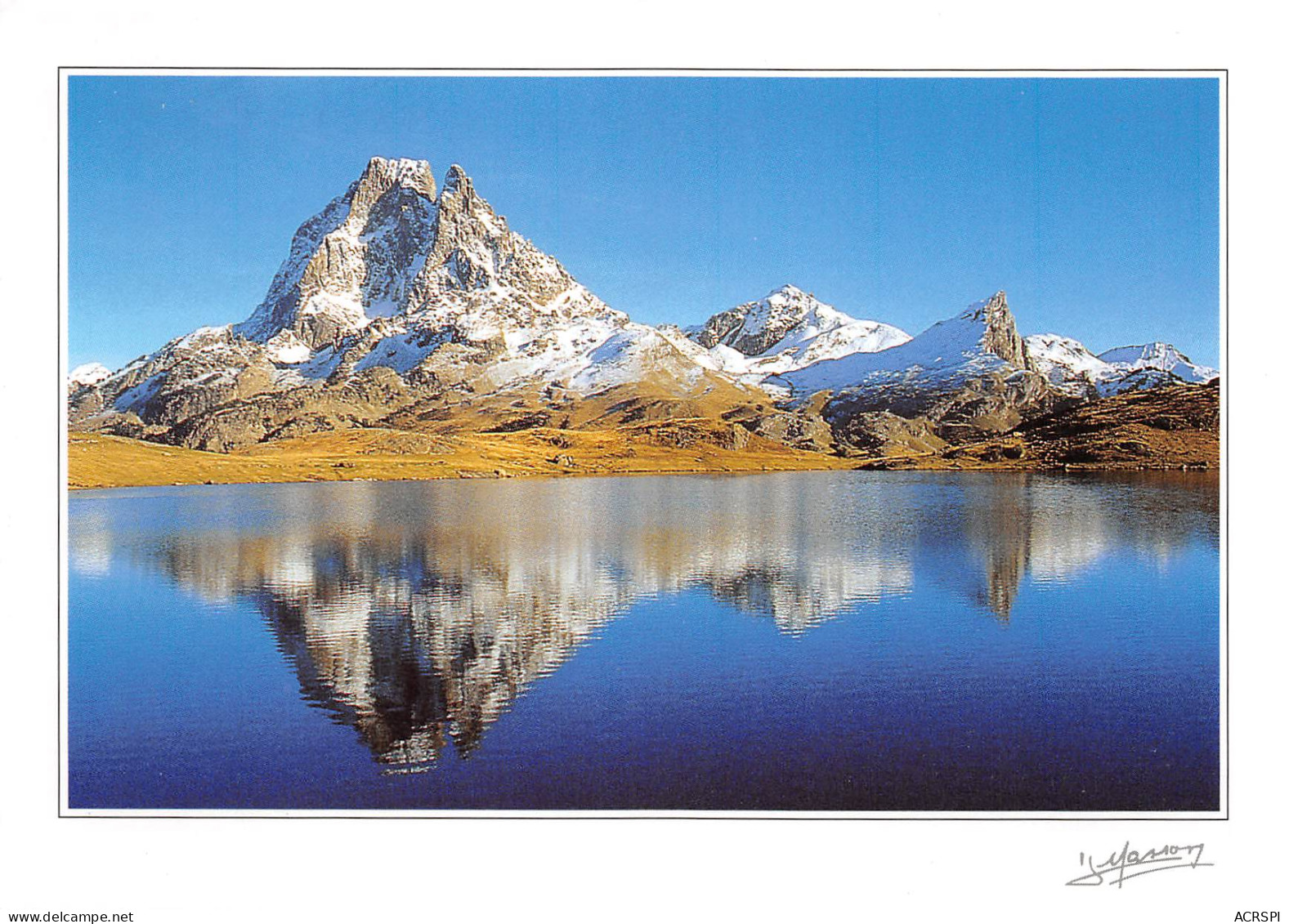 64 Le Lac D'AYOUS Pic Du Midi D'Ossau Gabas Carte Vierge Non Circulé éditions Du Regard (Scans R/V) N° 15 \MO7064 - Laruns