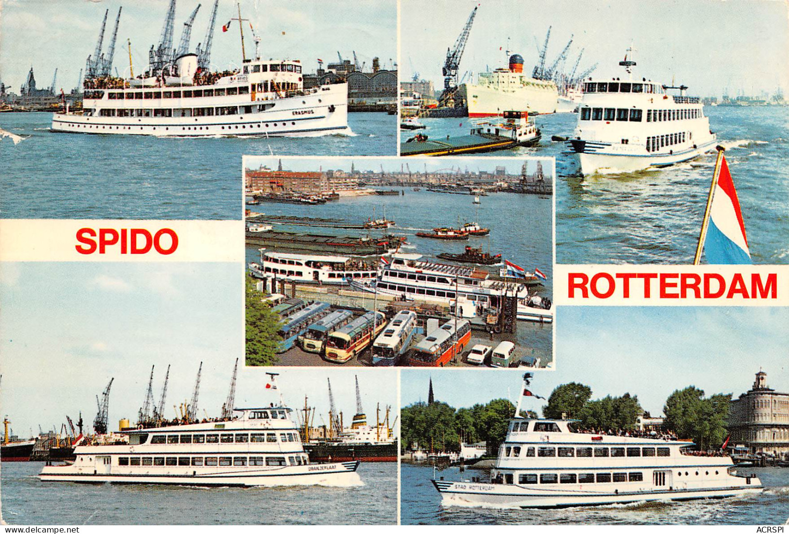 SPIDO RONDVAARTEN Ponton Willlemsplein ROTTERDAM Holande Pays Bas (Scans R/V) N° 89 \MO7064 - Rotterdam