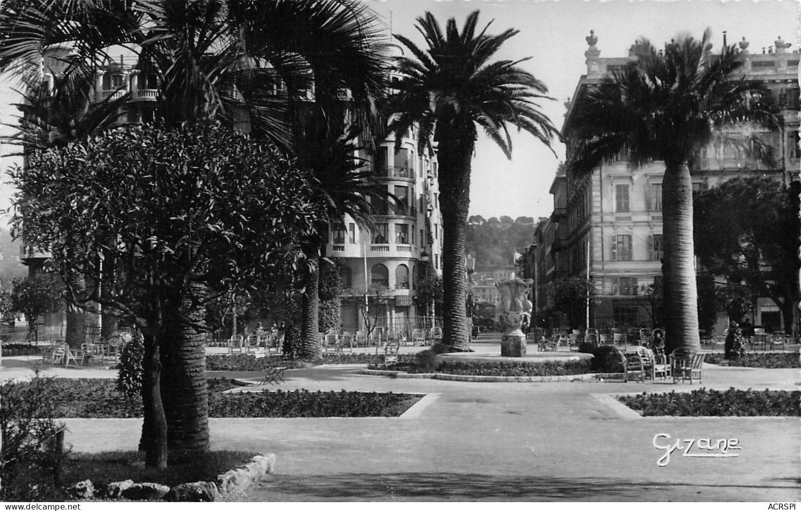 NICE Un Coin Des Jardins Albert 1er éditions Gizane (Scans R/V) N° 3 \MO7066 - Plazas