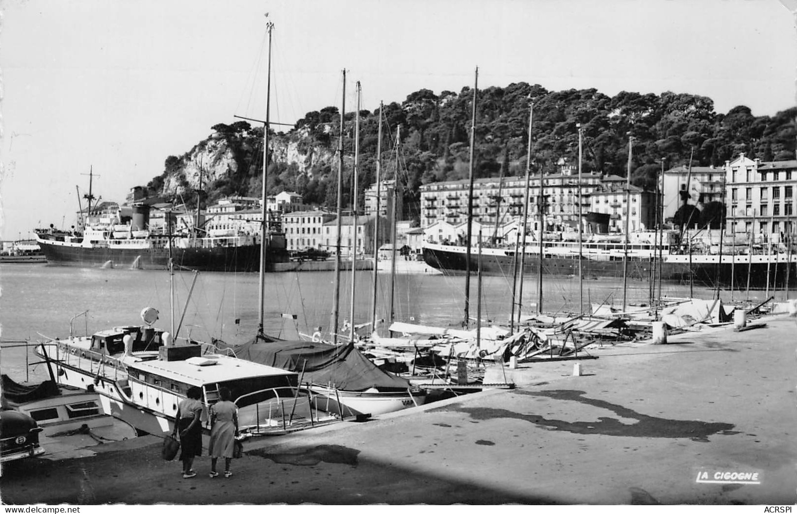 NICE Un Coin Du Port Et Les Courriers Pour La Corse éditions La Cigogne (Scans R/V) N° 6 \MO7066 - Navigazione – Porto