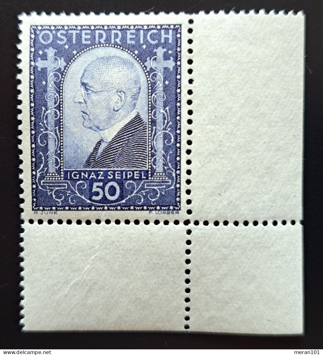 Österreich 1932, Mi 544 MNH(postfrisch) Eckrand "Seipel" - Unused Stamps