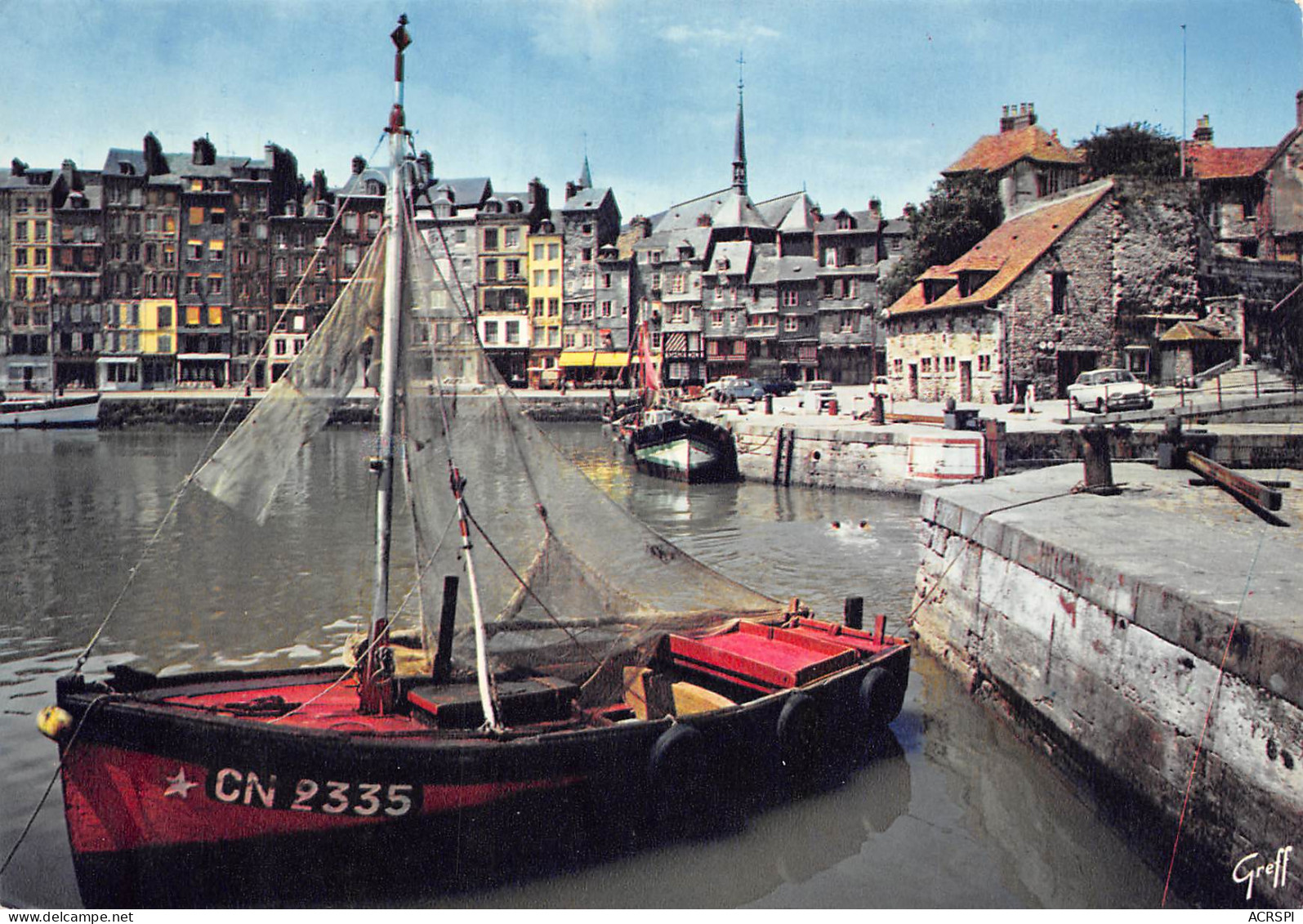 14 HONFLEUR Vieux Bassin Et Lieutenance  éditions Greff (Scans R/V) N° 1 \MO7069 - Honfleur