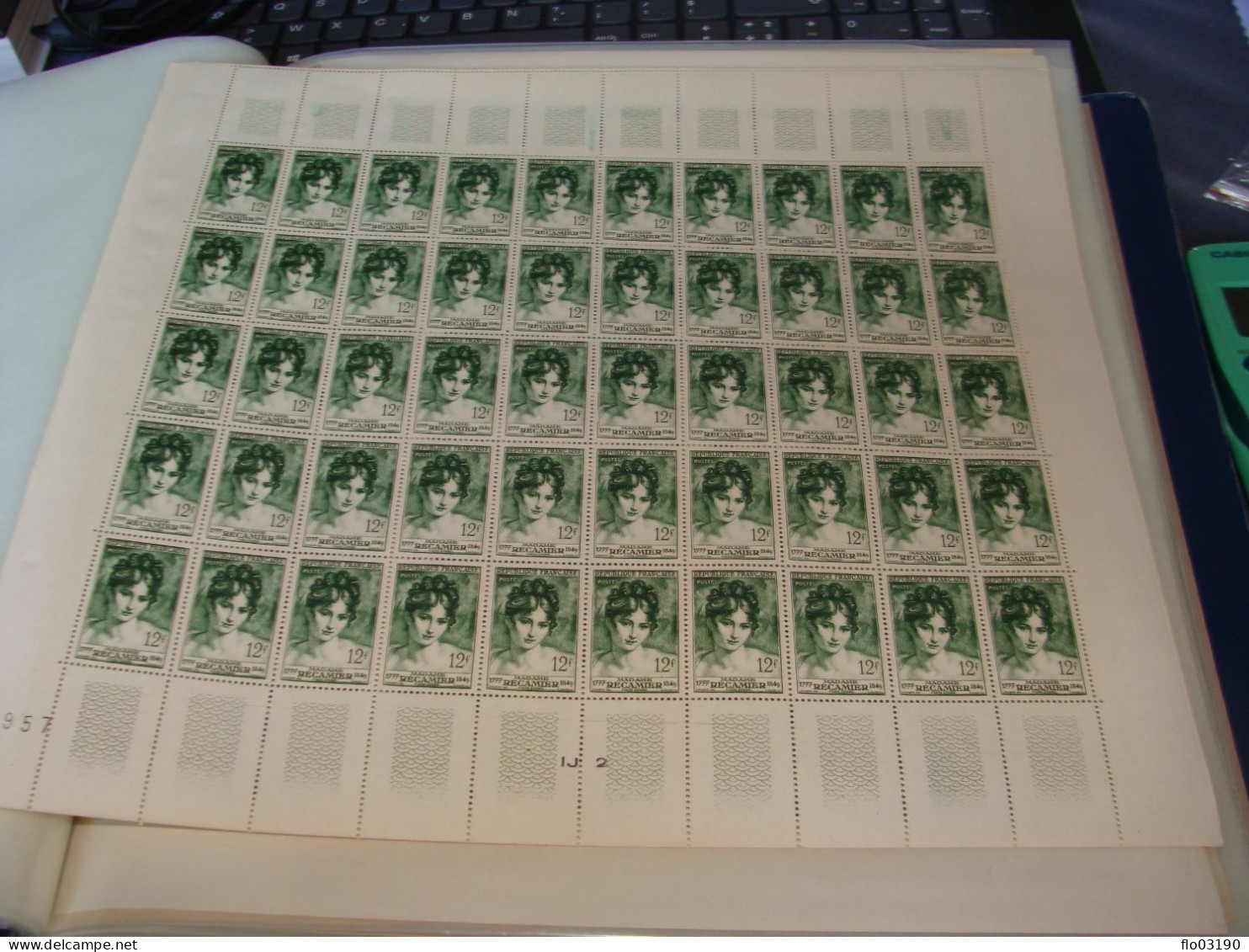 N° 875 En Feuille  De 50 Timbres Entières Neuves - Fogli Completi