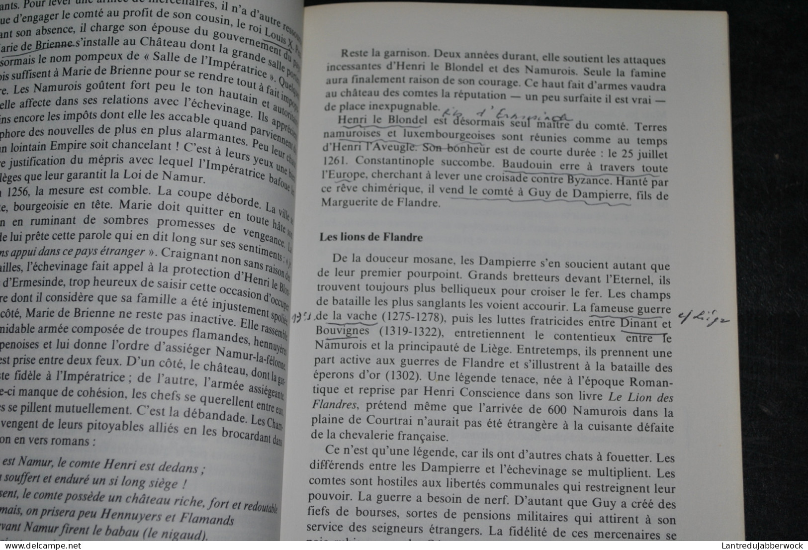 Arnold Dulieu NAMUR A COEUR OUVERT Comtes Histoire Belgique Napoléon Guerre Guinguettes Cité Médiévale Régionalisme