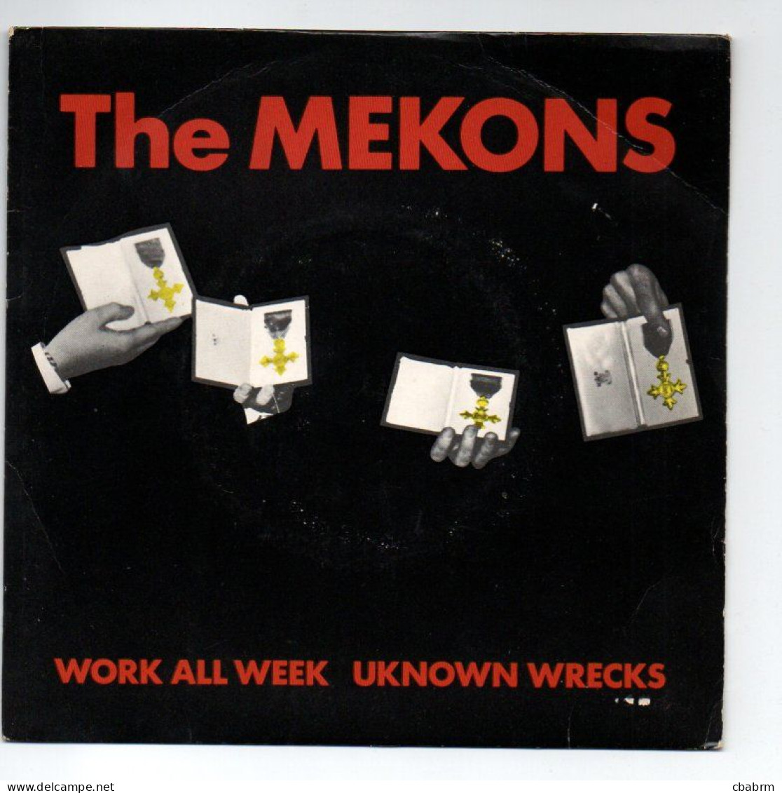 SP 45 TOURS THE MEKONS WORK ALL WEEK 1979 UK VIRGIN VS 300 - 7" - Rock