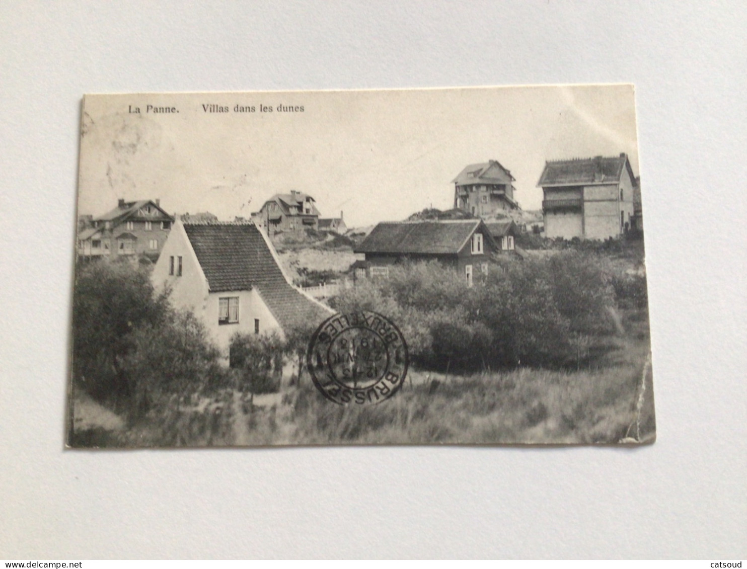 Carte Postale Ancienne (1913) La Panne Villas Dans Les Dunes - De Panne
