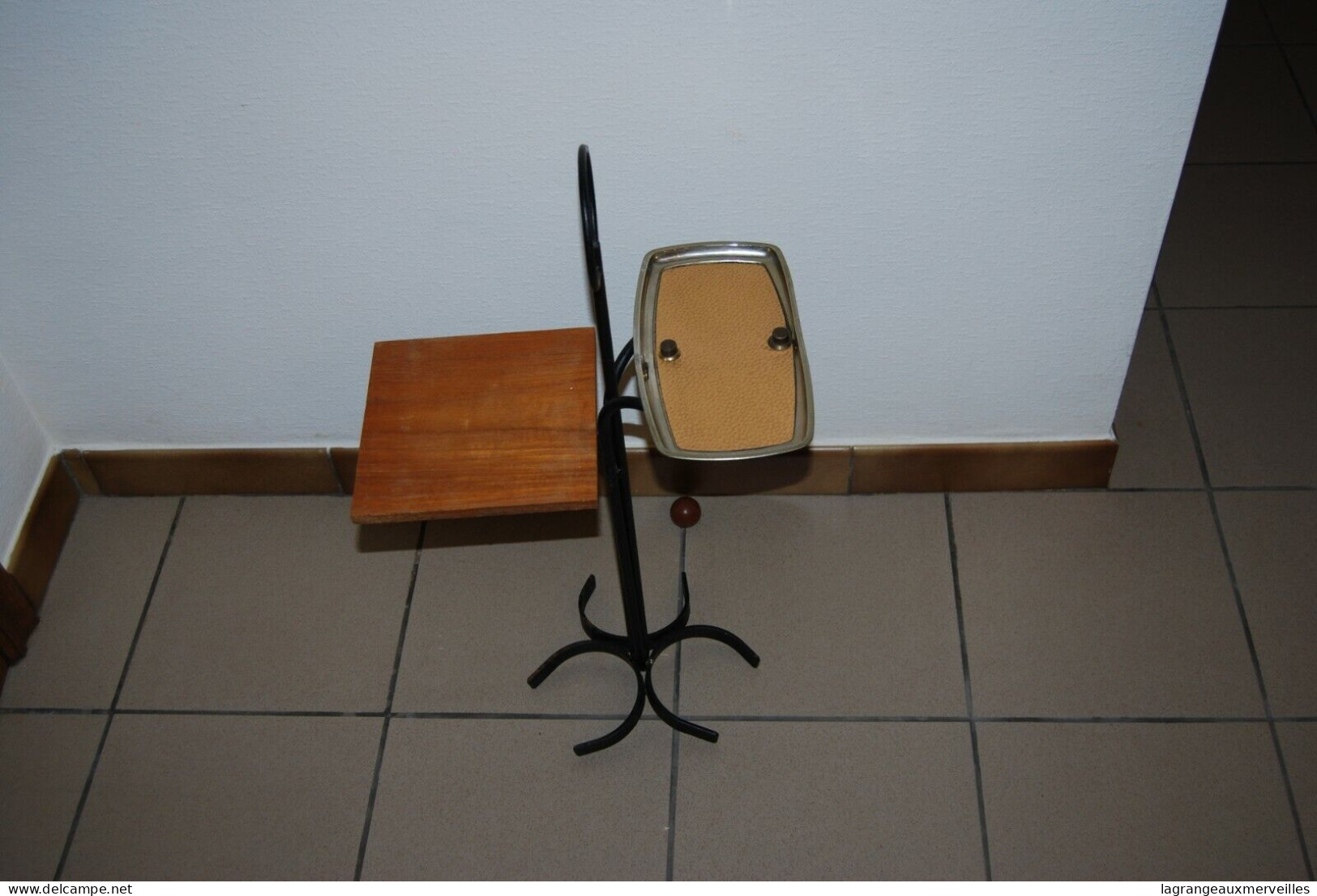 E1 Ancienne Petite Table D'appoint - Art Deco - 1960 - Tables & Guéridons