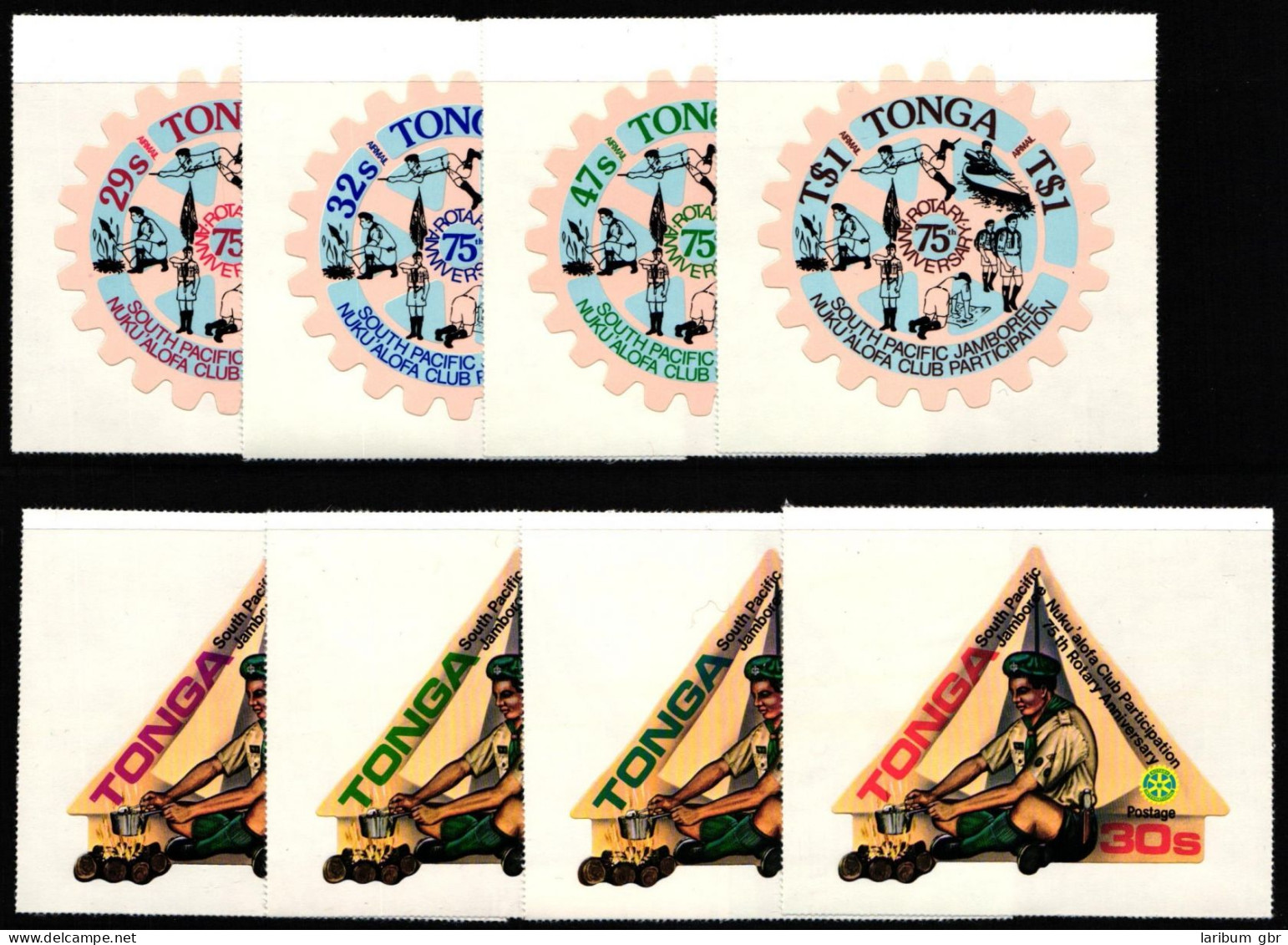 Tonga 762-769 Postfrisch Pfadfinder, Rotary Club #ND016 - Tonga (1970-...)