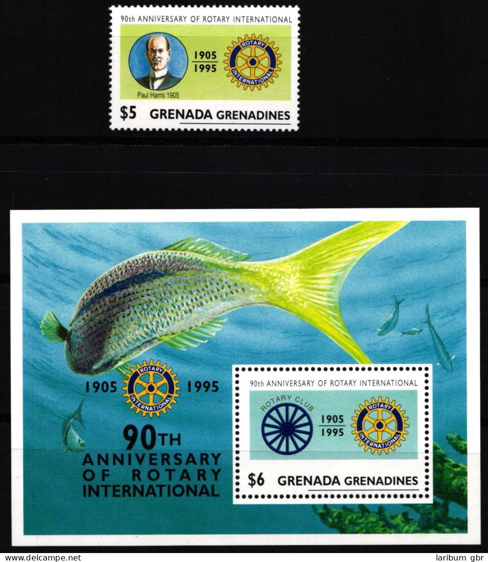 Grenada Block 326 + 2080 Postfrisch Rotary Club #ND023 - Grenade (1974-...)