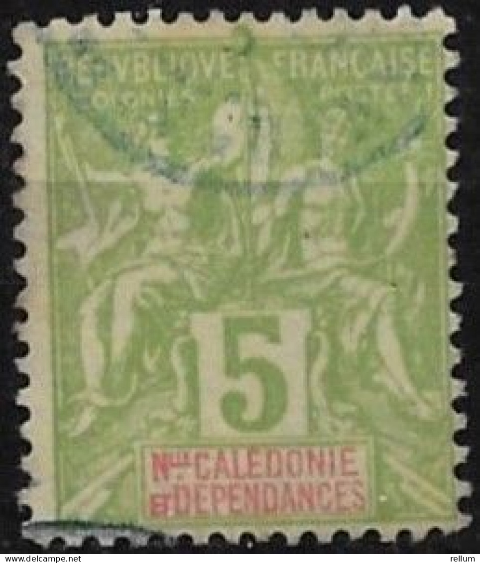 Nouvelle Calédonie 1900 - Yvert N° 59 Oblitéré  Michel N° 56 - Gebraucht