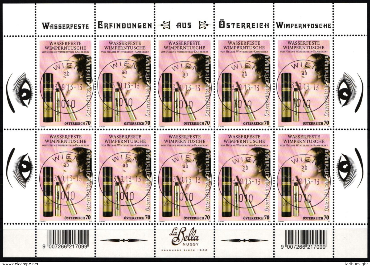 Österreich 3099 Gestempelt Als Kleinbogen Mit Ersttagsstempel #ND096 - Sonstige & Ohne Zuordnung