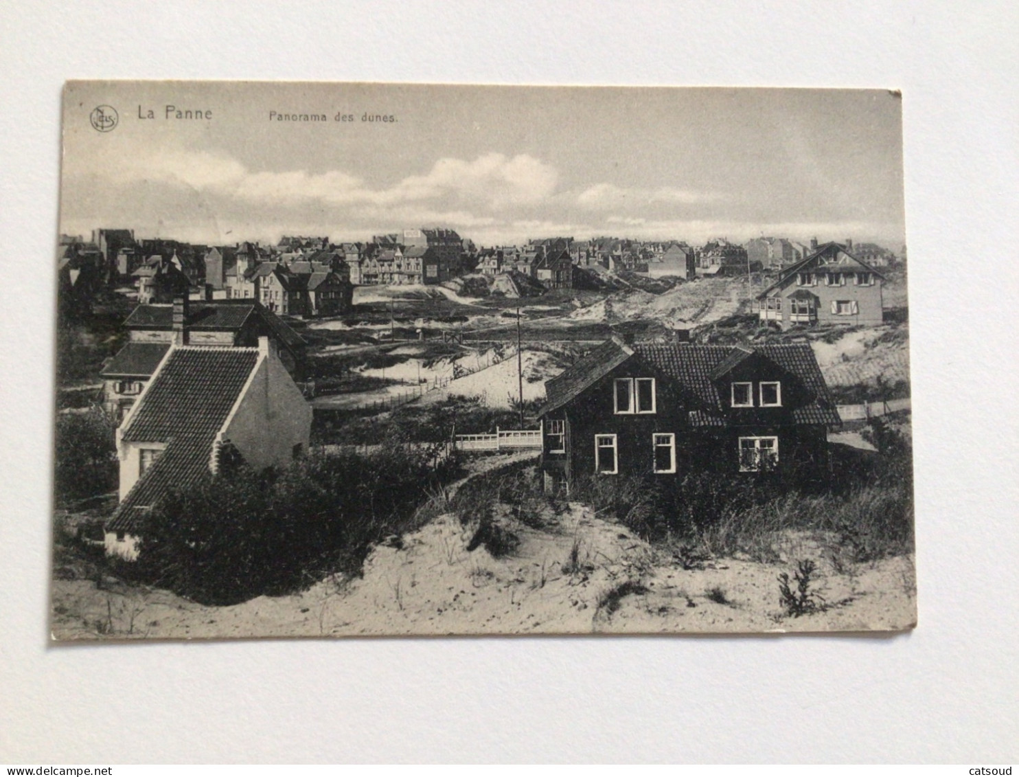 Carte Postale Ancienne (1912) La Panne Panorama Des Dunes - De Panne