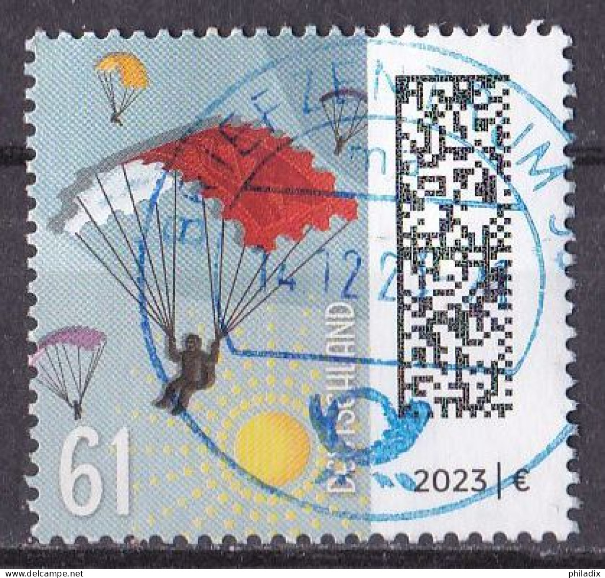 BRD 2023 Mi. Nr. 3744 O/used Vollstempel (BRD1-4) - Oblitérés