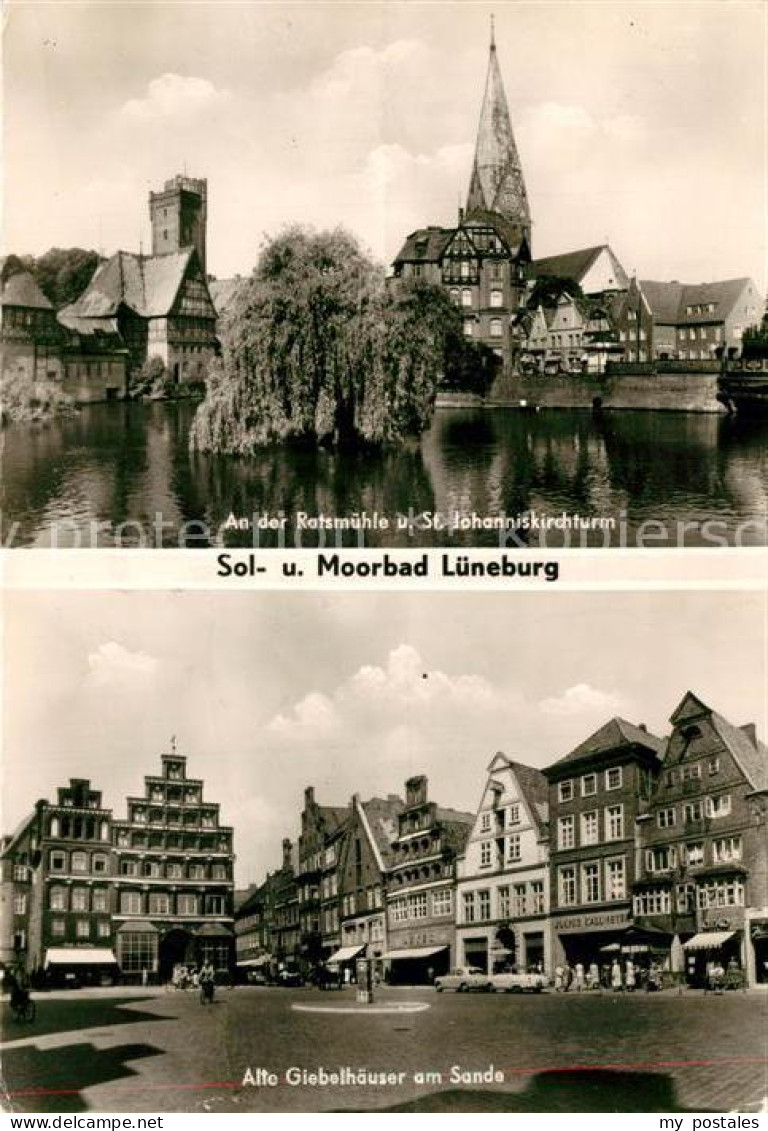 73295755 Lueneburg Ratsmuehle St. Johanniskirchturm Alte Giebelhaeuser Am Sande  - Lüneburg