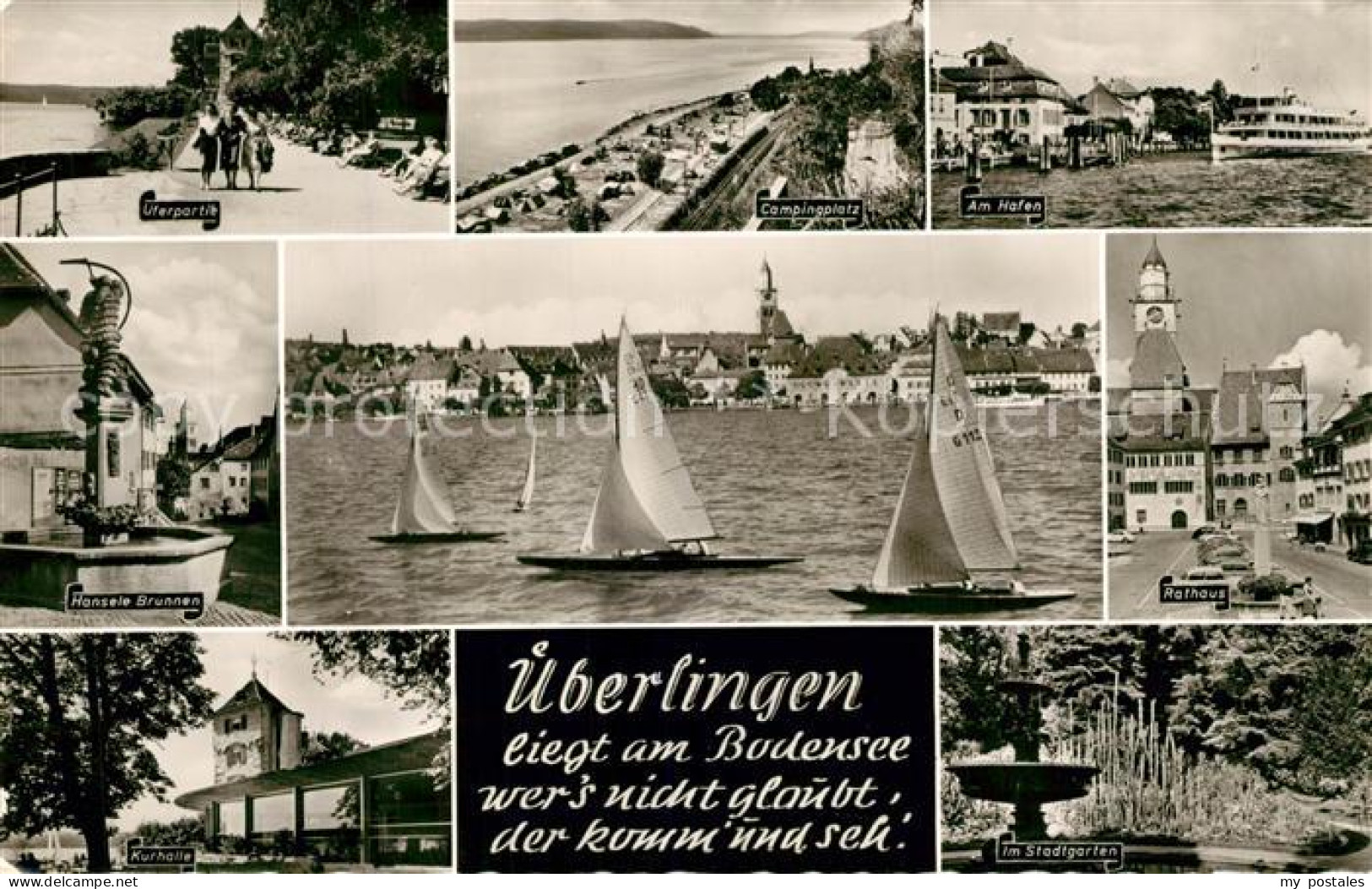 73295685 Ueberlingen Bodensee Rathaus Hafen Camping Ueberlingen Bodensee - Überlingen