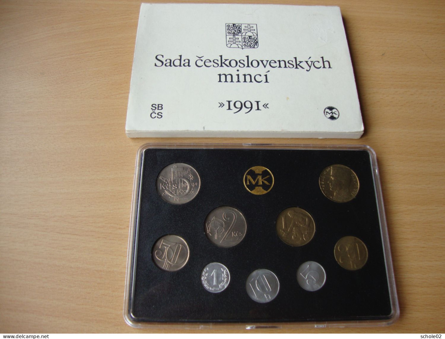 Set Monétaire Tchécoslovaquie 1991 - Tsjechoslowakije