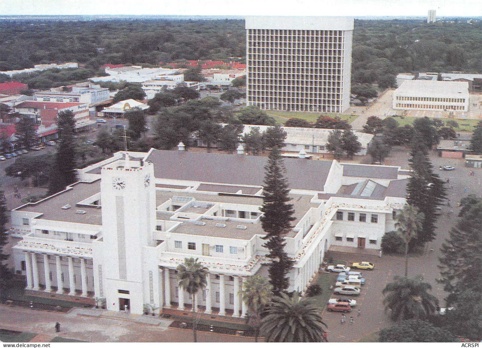 Zimbabwe Bulawayo City Hall Municipal Offices Rhodesia Rhodésie Carte Vierge Non Circulé (Scans R/V) N° 4 \MP7101 - Zimbabwe