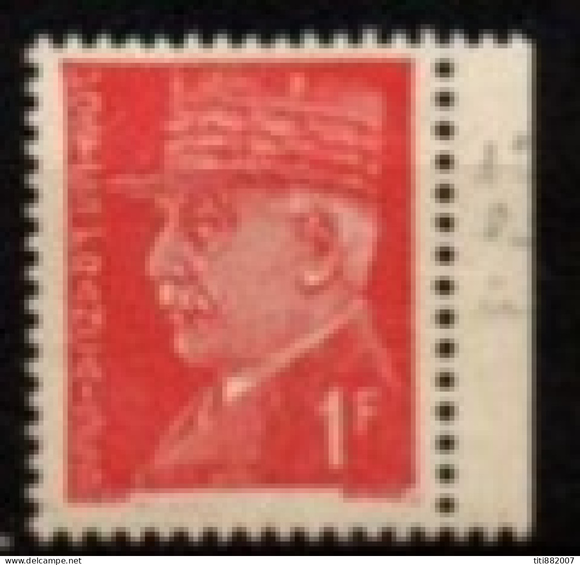 FRANCE    -   1941 .   Y&T N° 514 *.  Tache Sur Le Menton - Unused Stamps