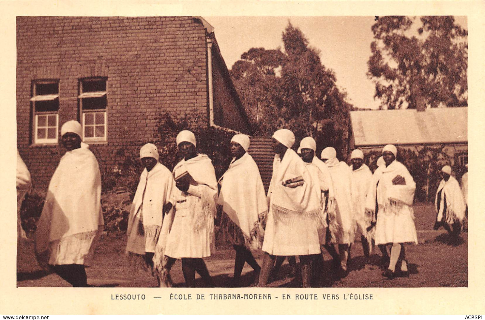 LESOTHO Lessouto Ecole De THABANA MORENA Carte Vierge Non Circulé éd Braun (Scans R/V) N° 27 \MP7102 - Lesotho