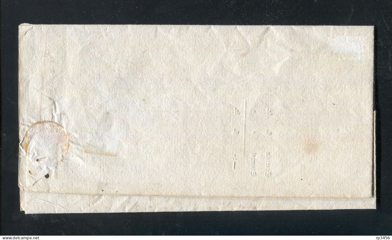 "BADEN" 1827, Vorphila-Brief Mit Klarem Roten Rayon-L2 "R.1.OFFENBURG", Innen "Grossh.Bad.Ober-Amt" (R1192) - Prefilatelia