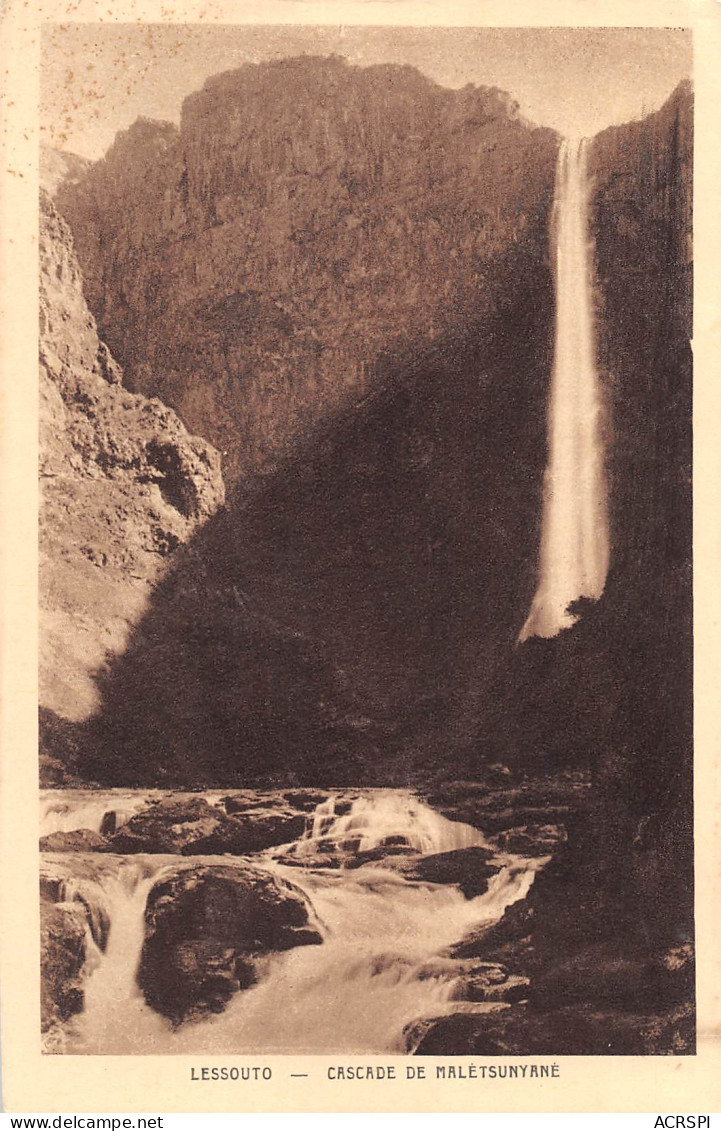 LESOTHO Lessouto Cascade De Malétsunyané Carte Vierge Non Circulé édition Braun (Scans R/V) N° 37 \MP7102 - Lesotho