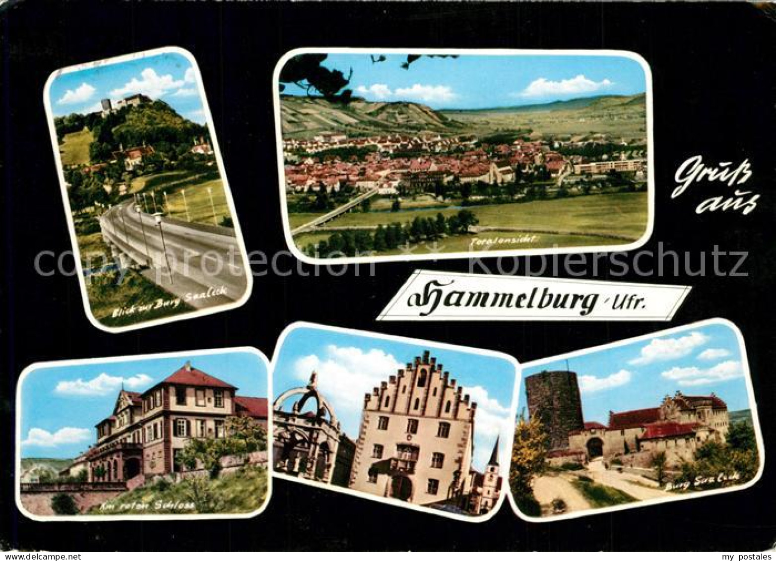 73295480 Hammelburg Schloss Burg Saaleck Panorama Hammelburg - Hammelburg