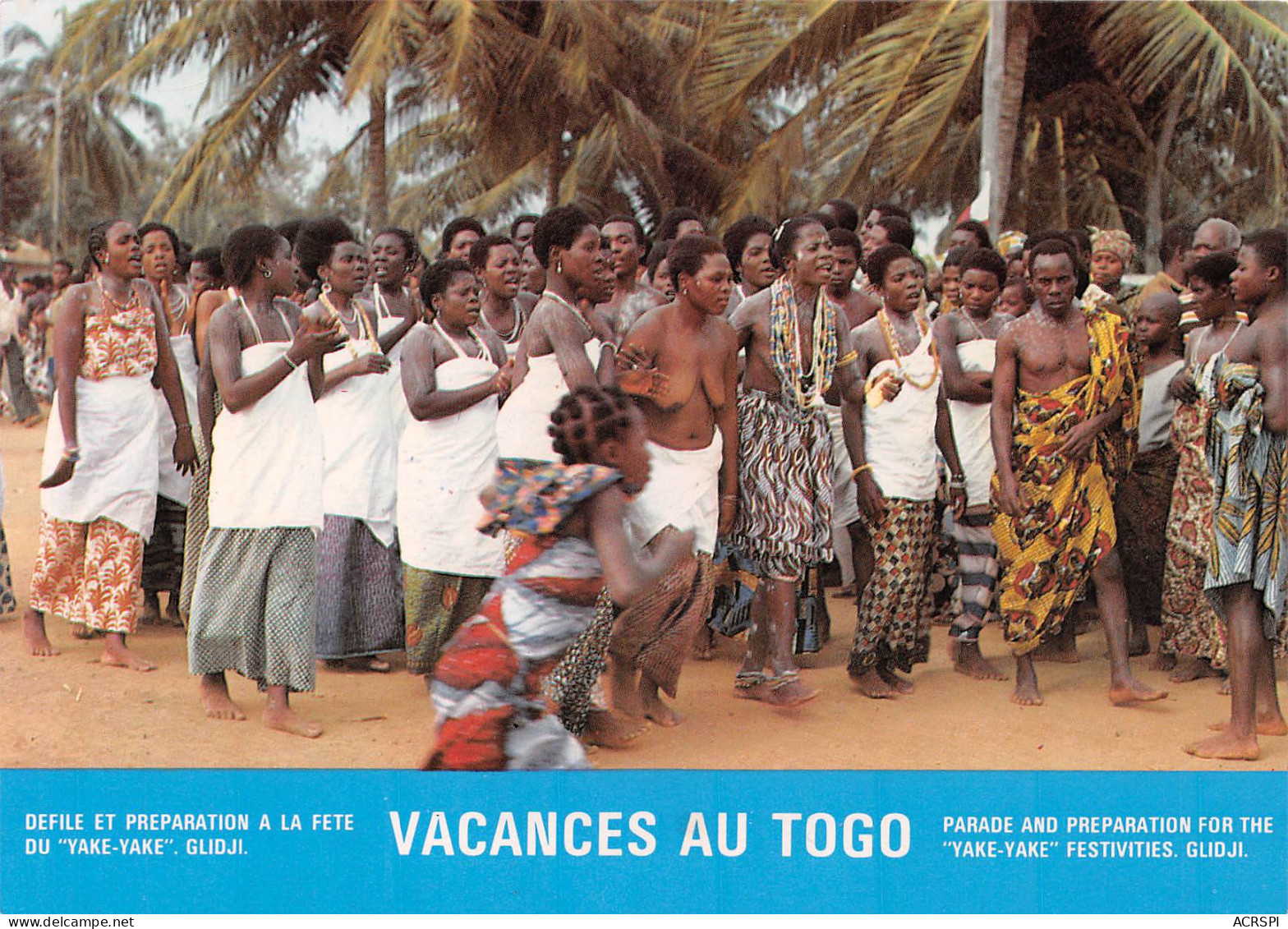 TOGO Fete Du Yake Yake Glidji  à LOME Carte Vierge Non Circulé éditions Leclerc (Scans R/V) N° 46 \MP7108 - Togo