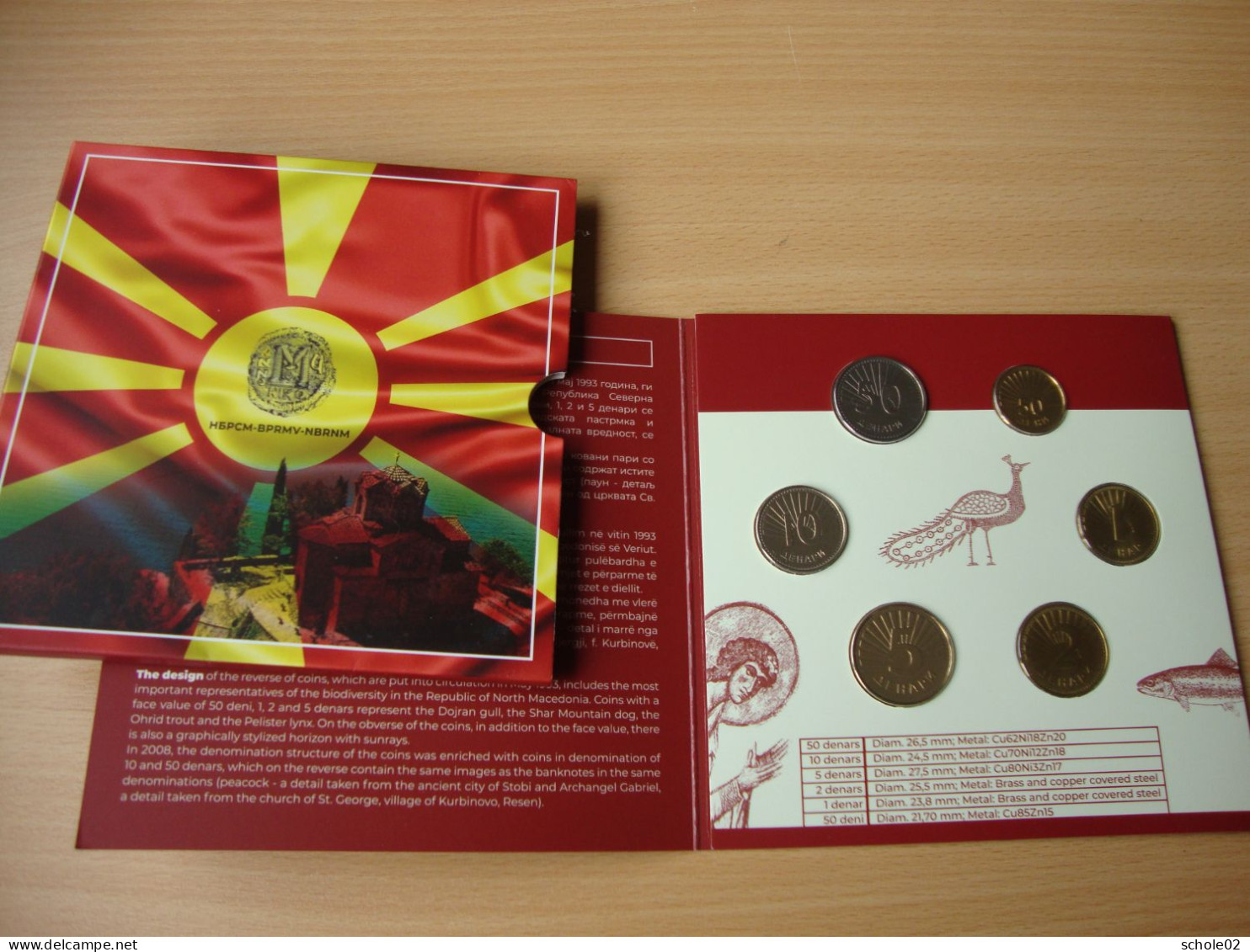 Set Monétaire Macédoine (années Diverses) - Macédoine Du Nord