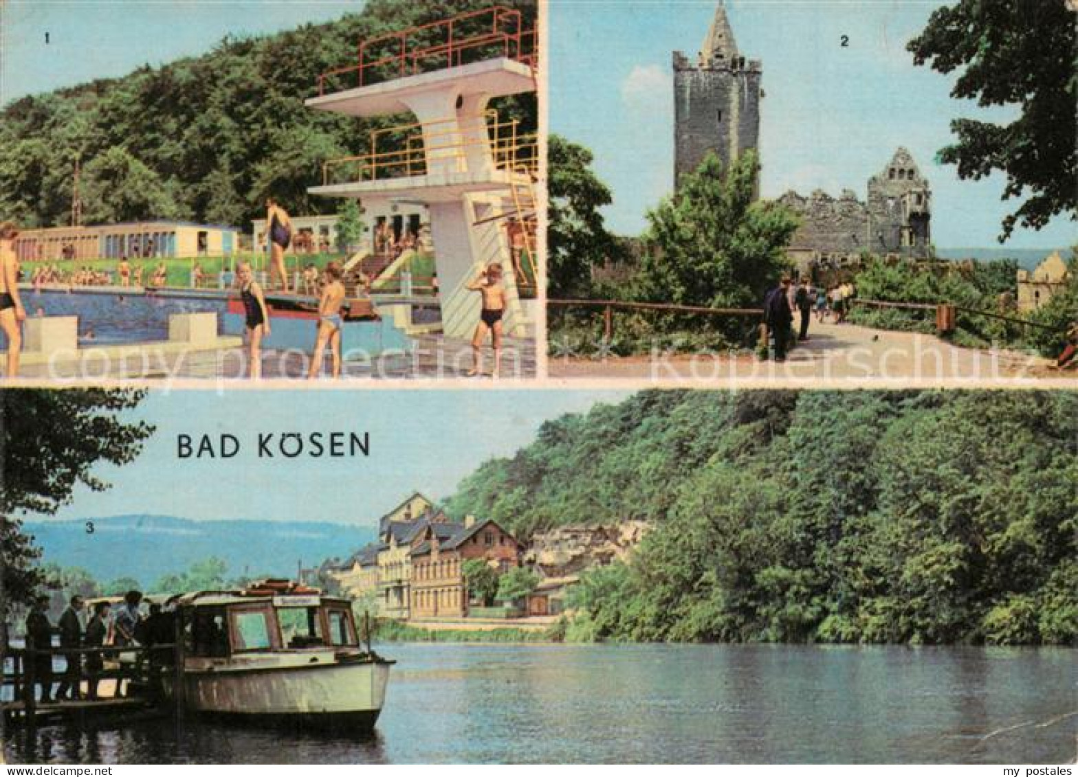 73295278 Bad Koesen Schwimmbad Der Jugend Rudelsburg Dampferanlegestelle Bad Koe - Bad Koesen