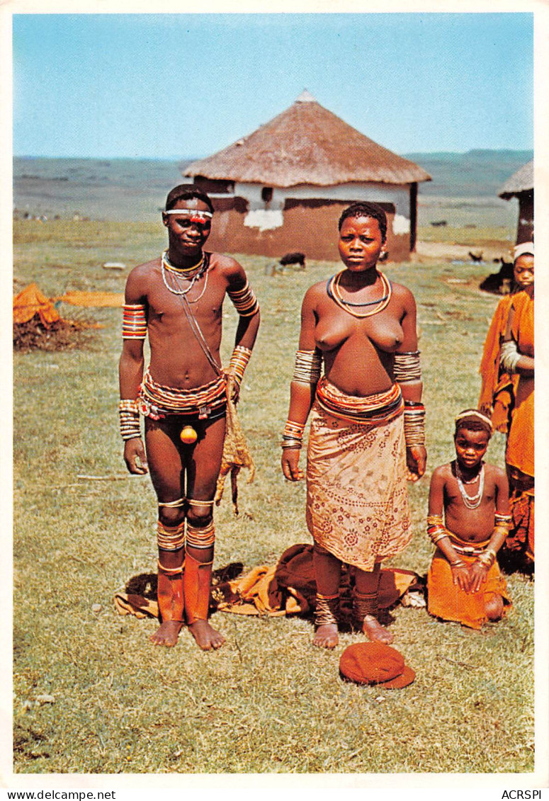 RSA Southern Africa RANSKEI COSTUMES NATIVE FINGO FAMILY édition PTY à DURBAN (Scans R/V) N° 67 \MP7109 - South Africa