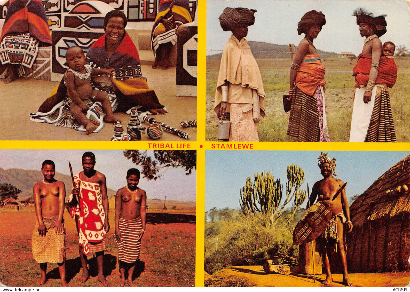 RSA Southern Africa Tribal Life ZULU Family édition PTY Johannesbourg (Scans R/V) N° 71 \MP7109 - Zuid-Afrika