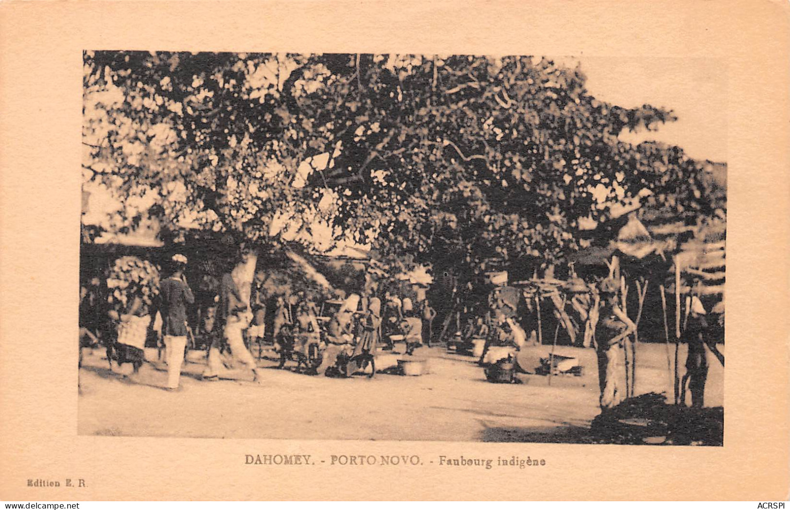 BENIN Ex Dahomey Porto- Novo Faubourg Indigène Carte Vierge Non Circulé éditions E.R (Scans R/V) N° 1 \MP7110 - Benin