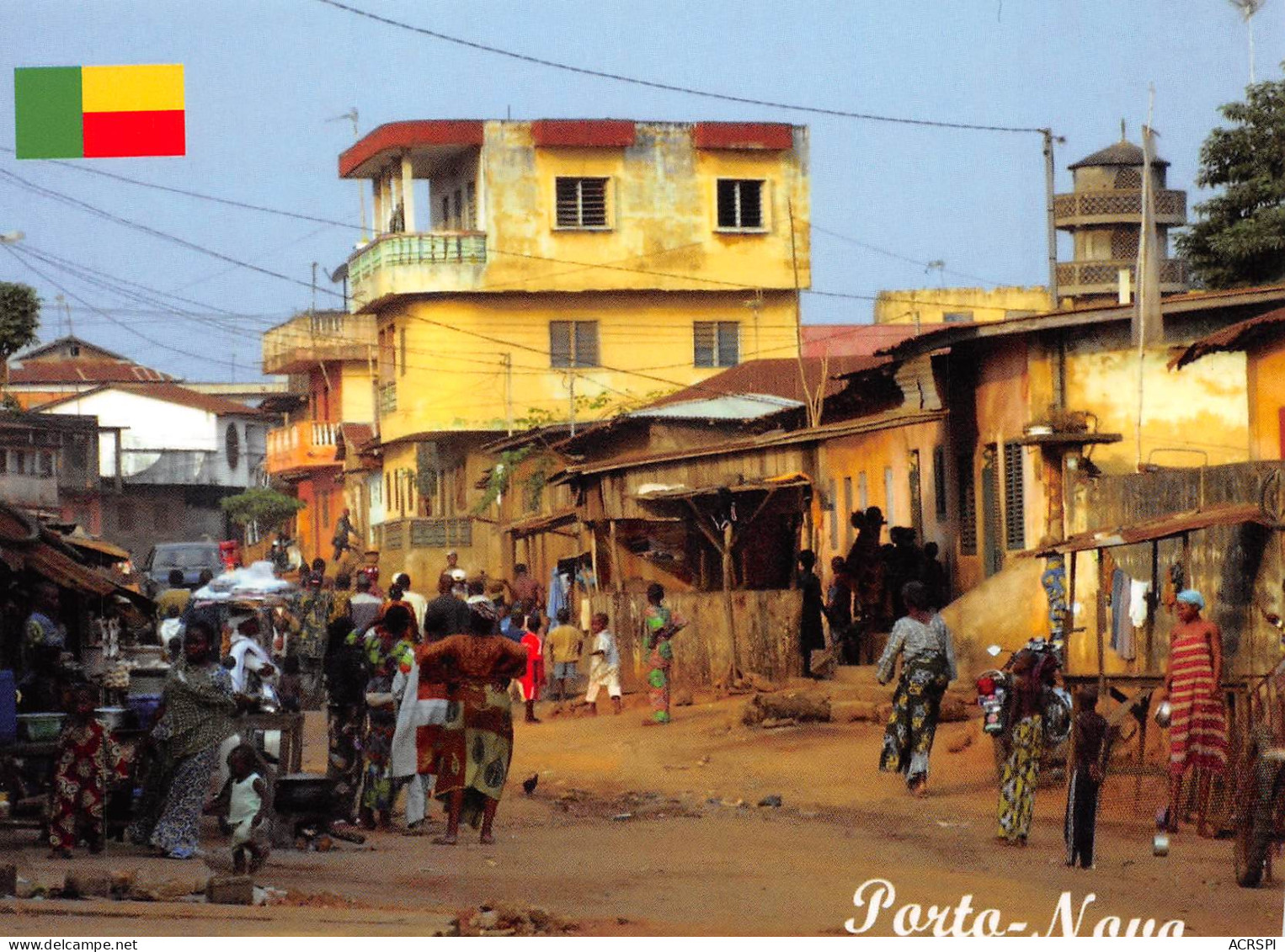 BENIN Ex Dahomey Porto- Novo La Rue Du Marché (Scans R/V) N° 3 \MP7110 - Benin