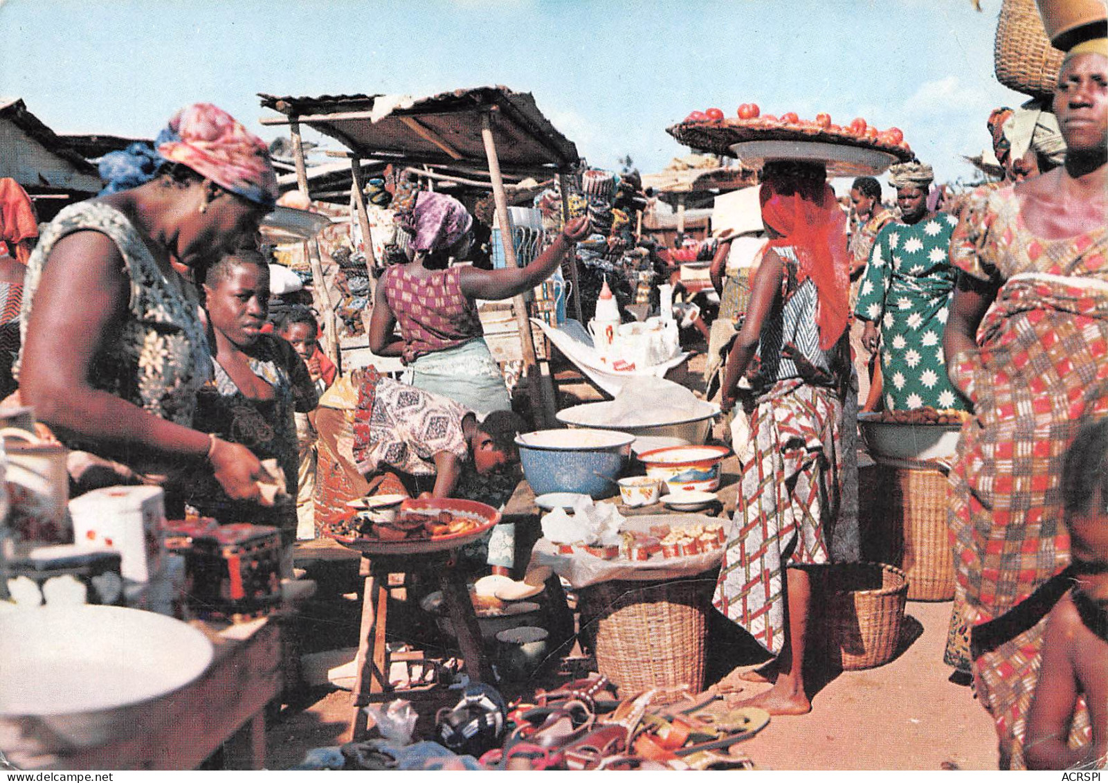 BENIN Ex Dahomey COTONOU Le Marché édition Rouille (Scans R/V) N° 20 \MP7110 - Benin