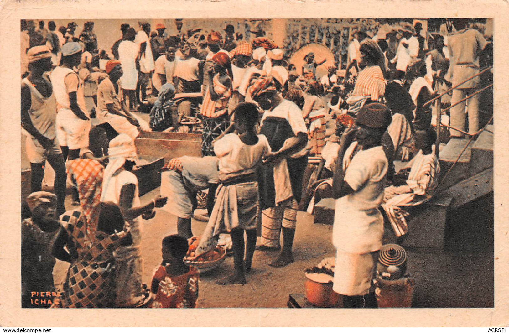 BENIN Ex Dahomey COTONOU à La Gare Compagnies De Navigation Cyprien FABRE Et FRAISSINET (Scans R/V) N° 24 \MP7110 - Benin