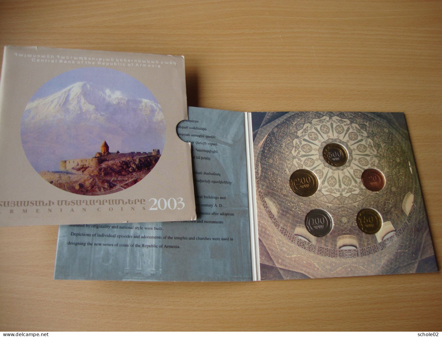 Set Monétaire Arménie 2003 - Arménie