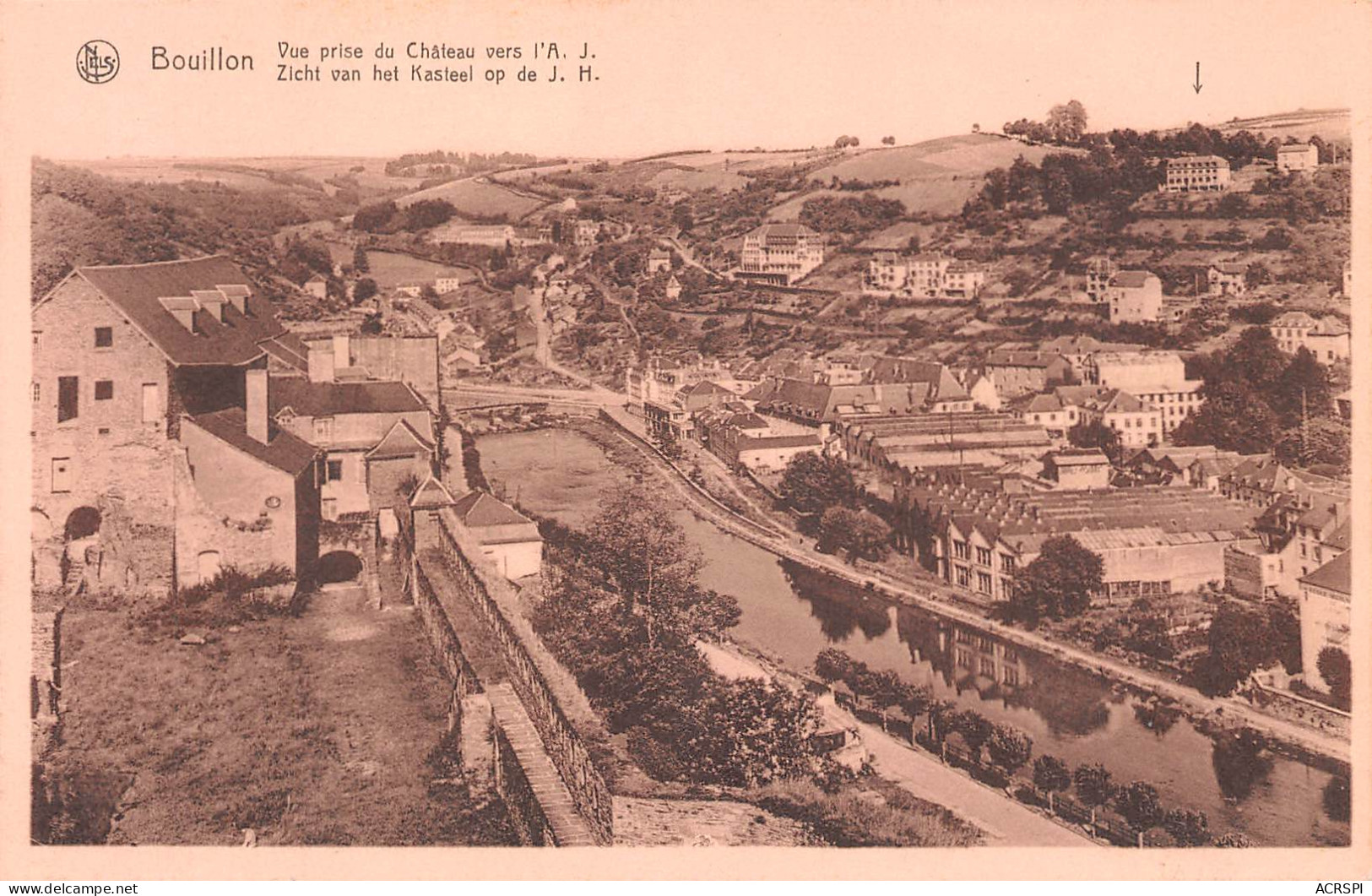 BOUILLON - Vue Prise Du Château édition J.De Combe  (Scans R/V) N° 60 \MP7110 - Bouillon