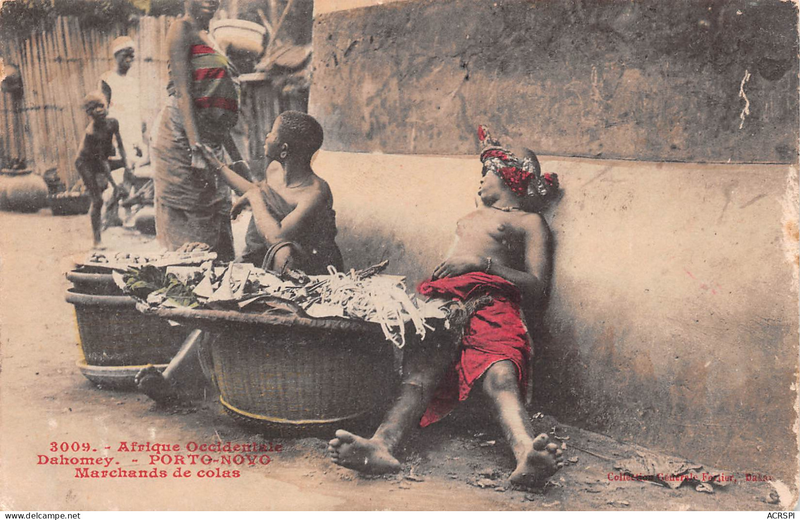 BENIN Ex Dahomey Porto- Novo Marchands De Colas Femme Nue éditions Fortier (Scans R/V) N° 2 \MP7110 - Benin