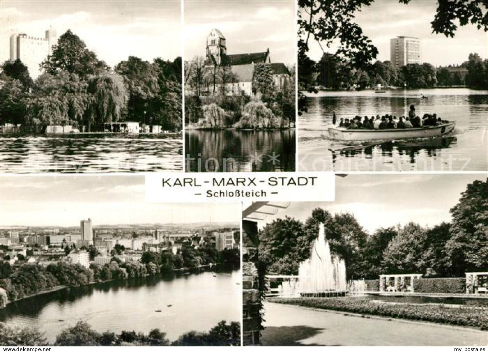 73295259 Karl-Marx-Stadt Schlossteich Details Karl-Marx-Stadt - Chemnitz