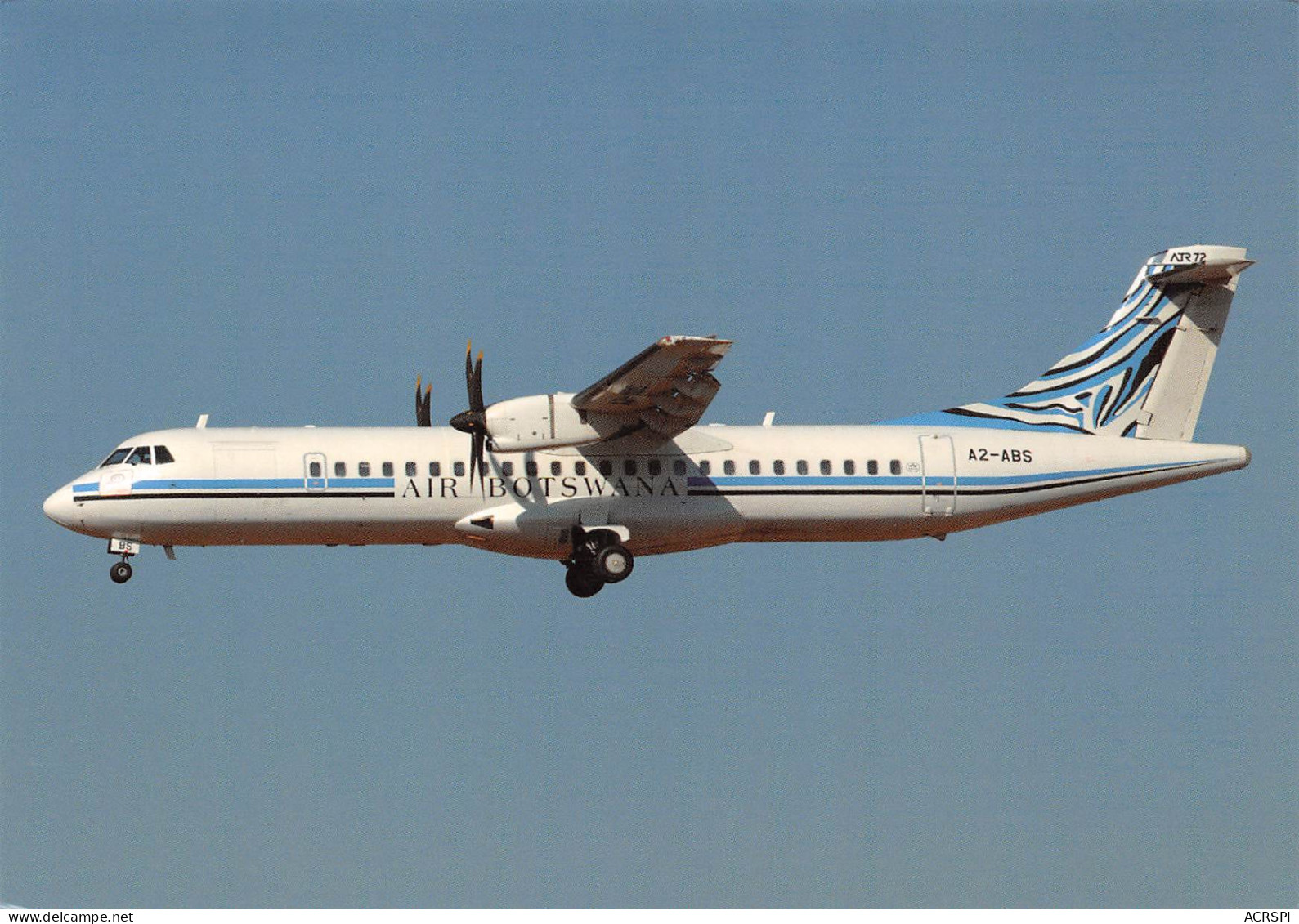 BOTSWANA Air Botswana ATR-72-500 A2-ABS C/n 788 Flugzeuge Zivil R. Spilka CZECH Johannesburg (2 Scans) N°35 \MP7111 - Botswana