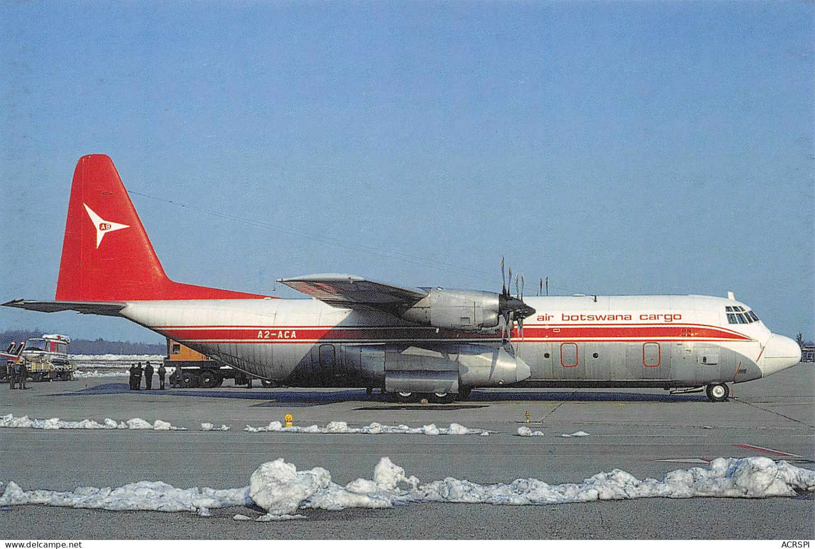 BOTSWANA Air Botswana Cargo HERCULES L.382 G A2-ACA C/n 35C-4701 Coll Pauchet Johannesburg 1982 (2 Scans) N°38 \MP7111 - Botsuana