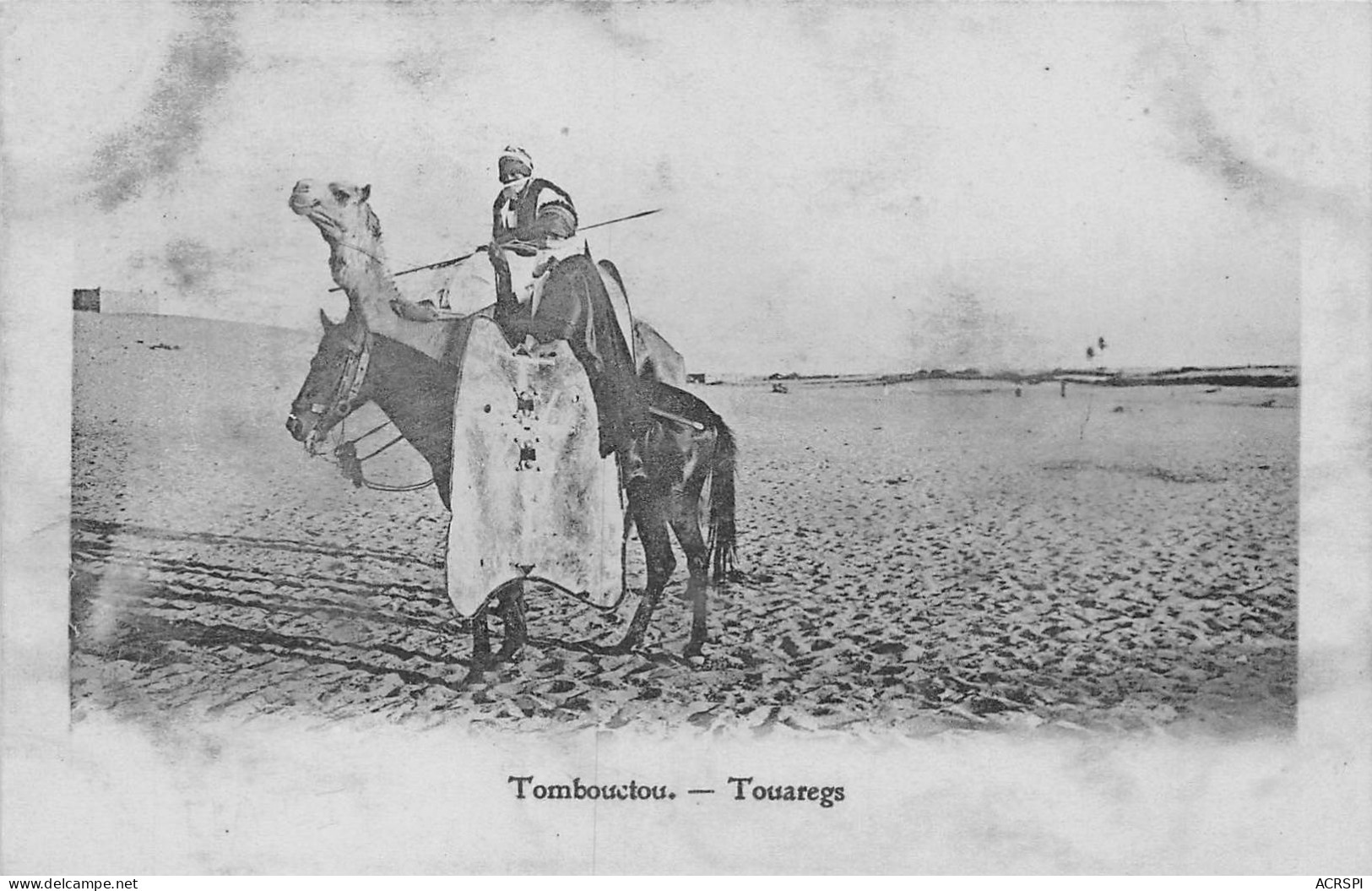 MALI Ex Soudan Français TOMBOUCTOU Touaregs Carte Vierge Non Circulé éd Larger (2 Scans) N° 30 \MP7112 - Mali