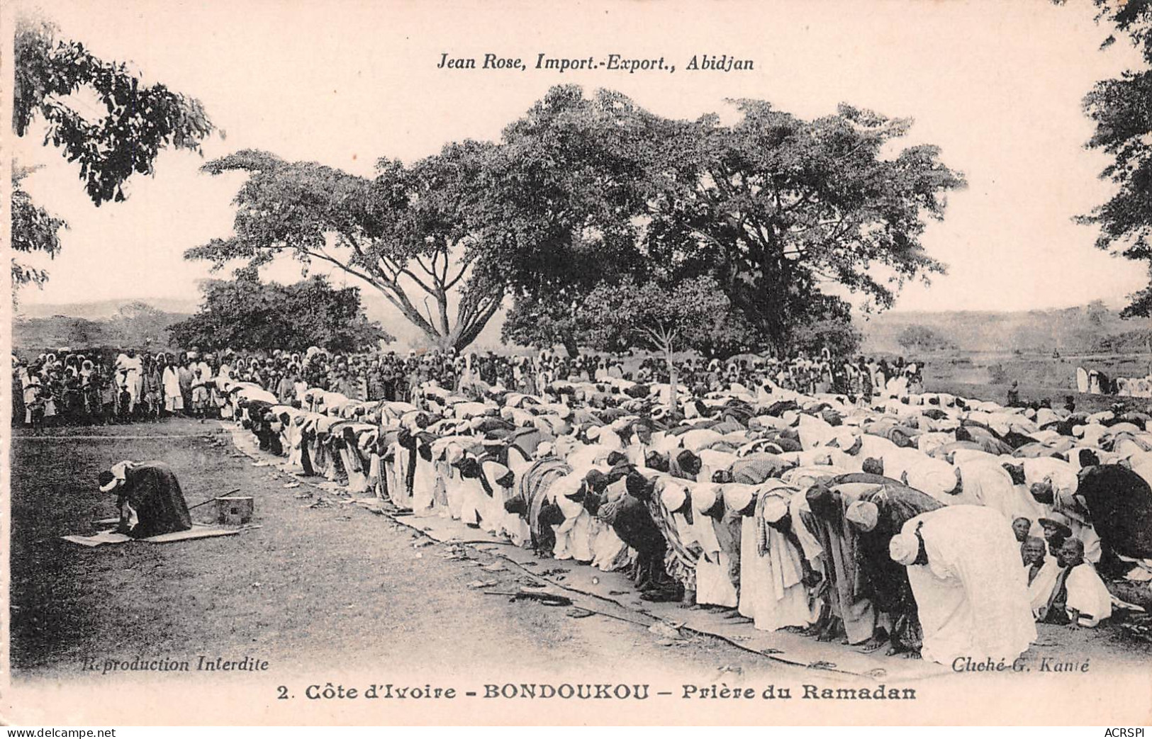 CÔTE D'IVOIRE Bondoukou - Prière Du Ramadan - éd Jean Rose Abidjan  ( 2 Scans) N° 50 \MP7113 - Ivory Coast