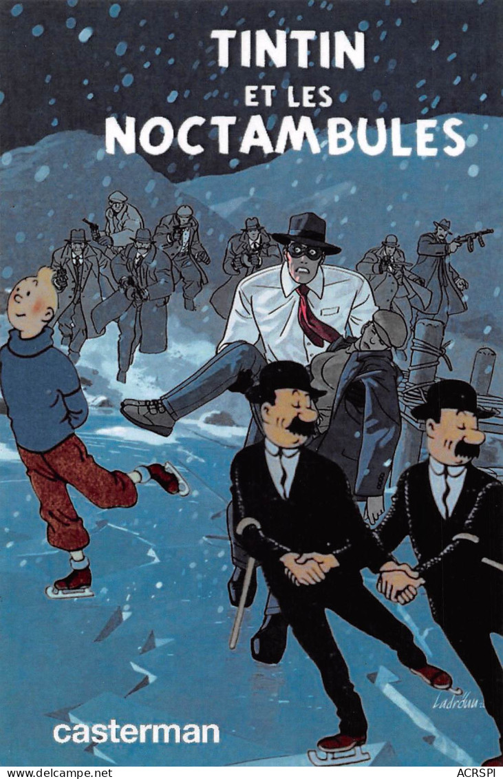 TINTIN Et Les Noctambules Casterman Dos Vierge Non Voyagé  (2 Scans) N° 8 \MP7114 - Fumetti