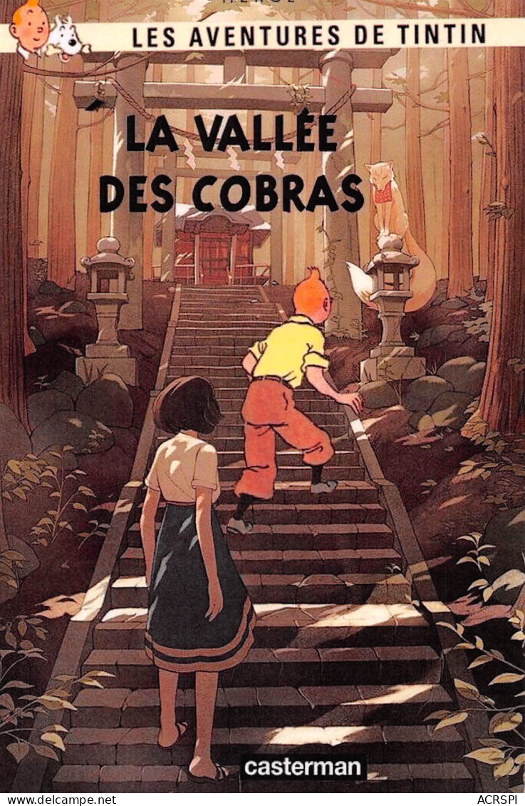 TINTIN La Vallée Des Cobras Casterman  Dos Vierge Non Voyagé  (2 Scans) N° 32 \MP7114 - Comics