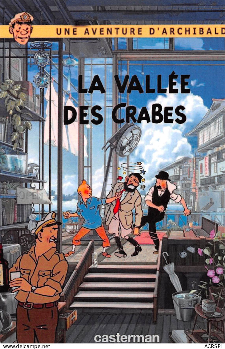 TINTIN La Vallée Des Crabes Casterman Dos Vierge Non Voyagé  (2 Scans) N° 29 \MP7114 - Stripverhalen